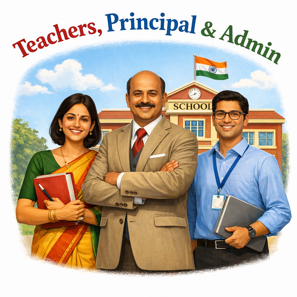 Teachers, Principal & Admin